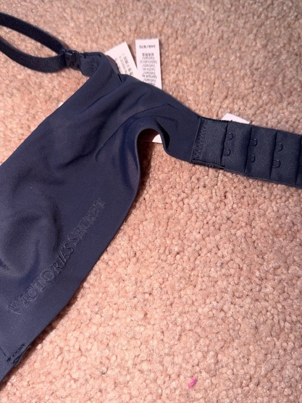 Victoria's Secret Smooth Navy Strapless Underwire Bra
